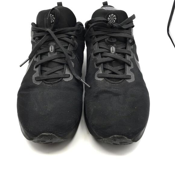 Size 10.5 - Nike Downshifter 12 Black Particle Grey DD9293-002 Low Top Running - Picture 1 of 12